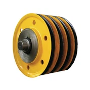 Blok Katrol Bulan Tertutup Empat-Sheave